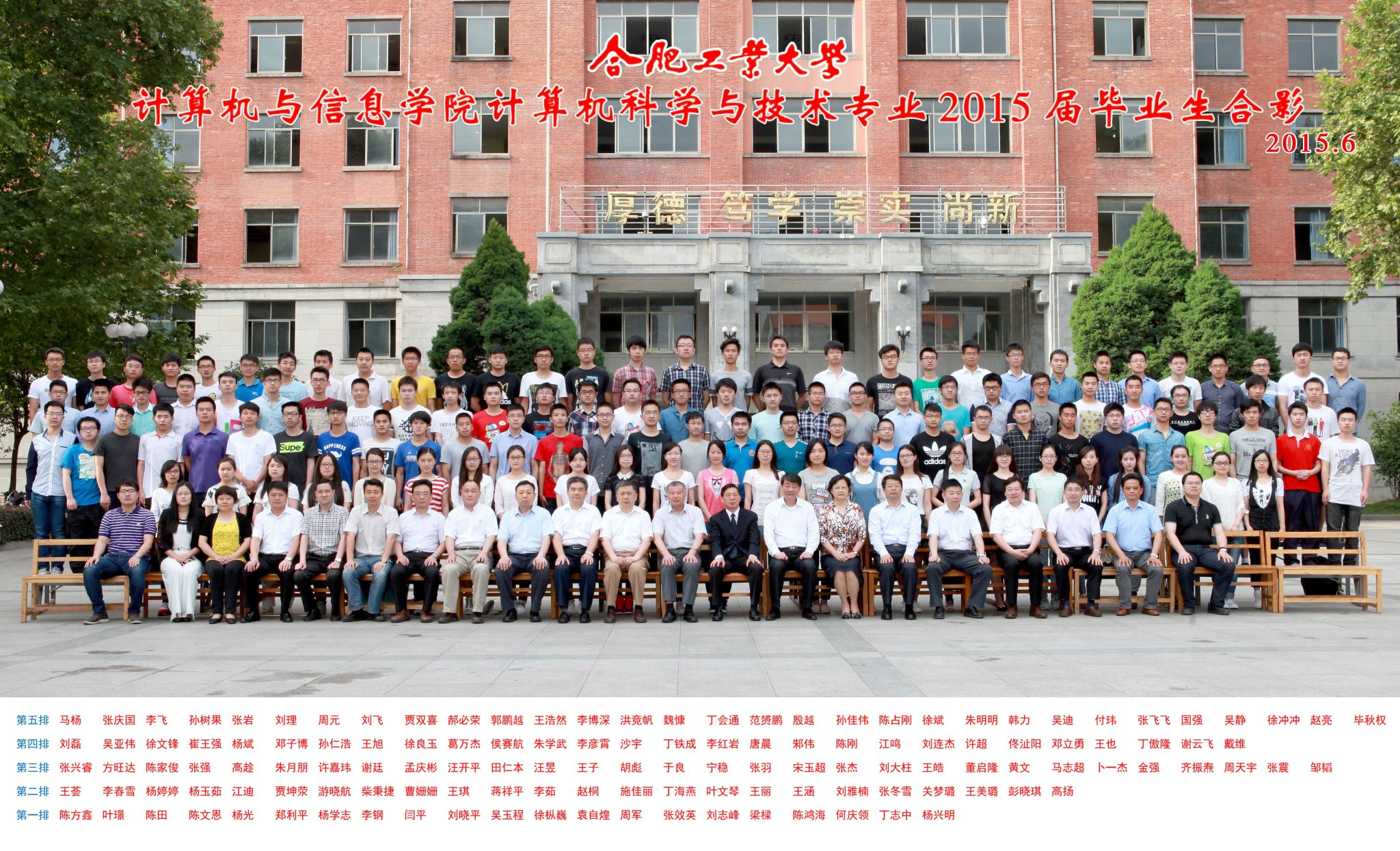 2015届本科计算机科学与技术专业